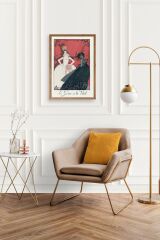 Paulette Duval Ahşap Çerçeveli Tablo 50 x 70