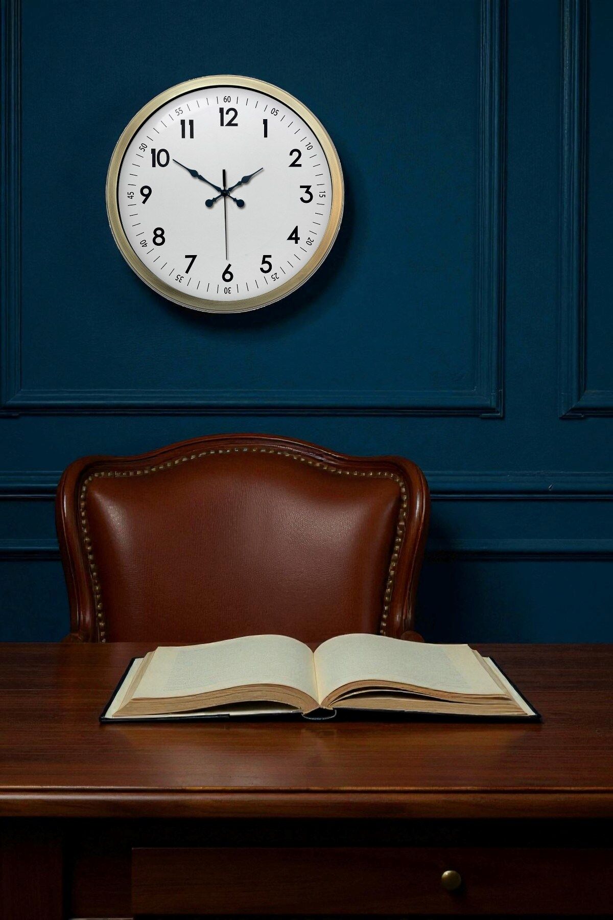 Zentime 40 Cm Eskitme Vintage Duvar Saati