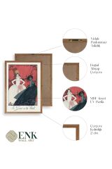 Paulette Duval Ahşap Çerçeveli Tablo 30 x 42