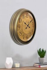 Zentime 40 Cm Eskitme Vintage Duvar Saati