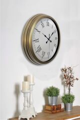 Zentime 40 Cm Eskitme Vintage Duvar Saati