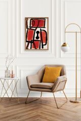 Paul Klee Ahşap Çerçeveli Tablo 50 x 70