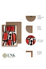 Paul Klee Ahşap Çerçeveli Tablo 30 x 42