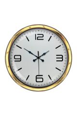 Zentime 40 Cm Gold Lüks Duvar Saati