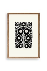 Çiçek Ahşap Çerçeveli Tablo 50 x 70