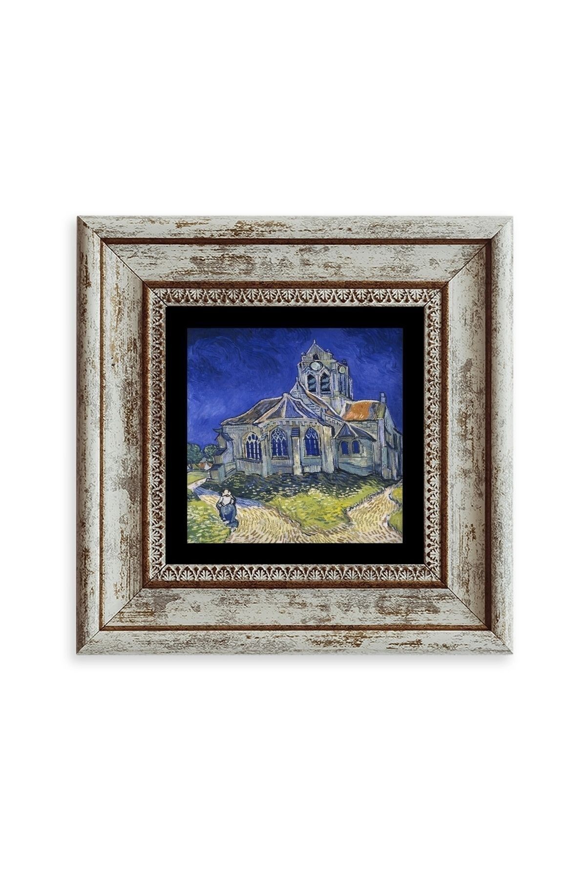 Van Gogh Çerçeveli Taş Tablo 20 cm