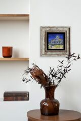 Van Gogh Çerçeveli Taş Tablo 20 cm