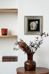 Van Gogh Çerçeveli Taş Tablo 20 cm