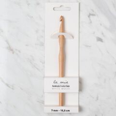 La Mia Whitewood 7 mm 15.5 cm Ahşap Yün Tığ