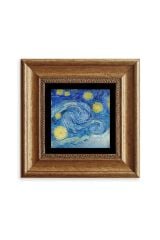 Van Gogh Çerçeveli Taş Tablo 20 cm