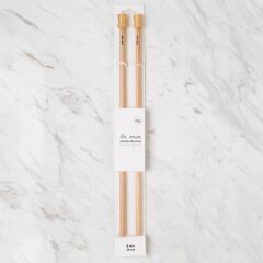 La Mia Whitewood 8 mm 36 cm Ahşap Örgü Şişi