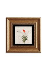 Ebru Lale Çerçeveli Taş Tablo 20 cm