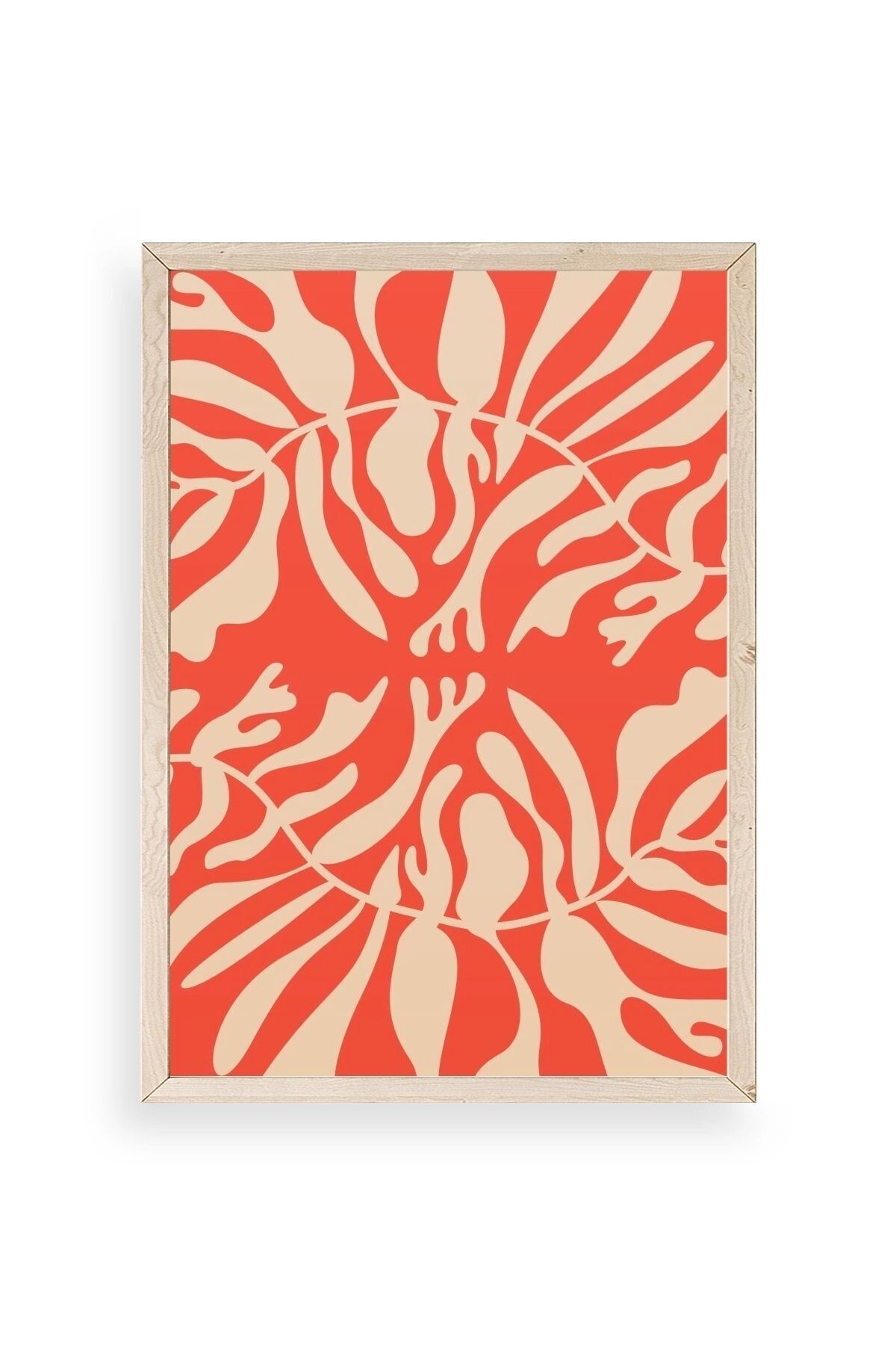 Modern Ahşap Çerçeveli Tablo 50 x 70