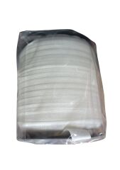 Çamaşır Lastiği Düz 1 cm  1 Metre Ekru