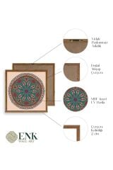 Motif Ahşap Çerçeveli Tablo 50 x 50