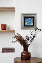 Van Gogh Çerçeveli Taş Tablo 20 cm