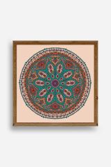 Motif Ahşap Çerçeveli Tablo 50 x 50