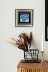 Van Gogh Çerçeveli Taş Tablo 20 cm