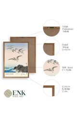 Ohara Koson Ahşap Çerçeveli Tablo 17 x 23