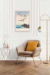 Ohara Koson Ahşap Çerçeveli Tablo 30 x 42