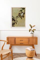 Kuş Ahşap Çerçeveli Tablo 23 x 30