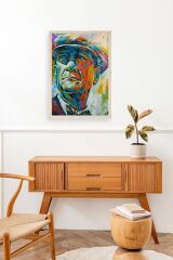 Atatürk Ahşap Çerçeveli Tablo 50 x 70