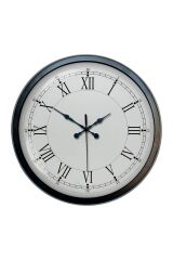 Zentime 40 Cm Siyah Şık Duvar Saati