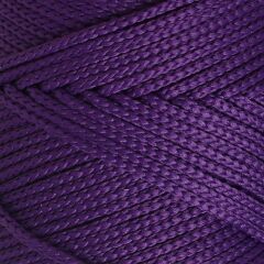 Loren Polyester Soft Macrame Koyu Mor El Örgü İpi - LM037 - 34442