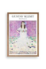 Gustav Klimt Ahşap Çerçeveli Tablo 23 x 30