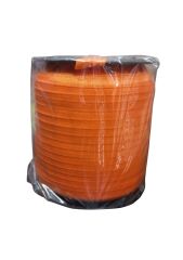 Çamaşır Lastiği Düz 1 cm  1 Metre Turuncu