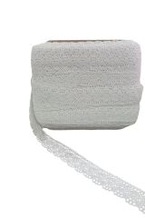 Kopanaki Dantel en 4 cm Beyaz 1 Metre
