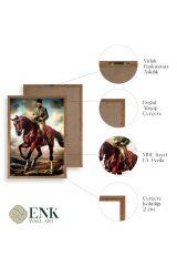 Atatürk Ahşap Çerçeveli Tablo 50 x 70