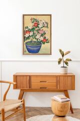 Ohara Koson Ahşap Çerçeveli Tablo 50 x 70