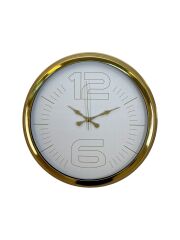 Zentime 40 Cm Gold Lüks Duvar Saati