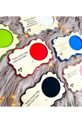 Ahşap Fincan Altlığı 6'lı Kahve Altı