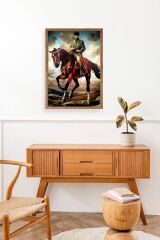 Atatürk Ahşap Çerçeveli Tablo 23 x 30
