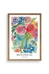 Çiçek Ahşap Çerçeveli Tablo 17 x 23