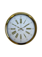 Zentime 40 Cm Gold Lüks Duvar Saati