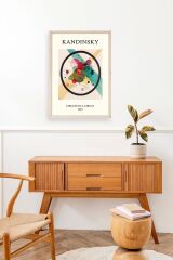 Kandinsky Ahşap Çerçeveli Tablo 17 x 23