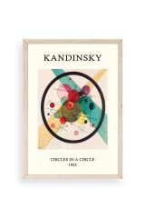 Kandinsky Ahşap Çerçeveli Tablo 17 x 23