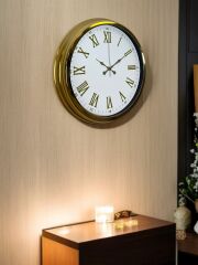 Zentime 40 Cm Gold Lüks Duvar Saati