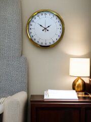 Zentime 40 Cm Gold Lüks Alışılmışın Dışında Duvar Saati