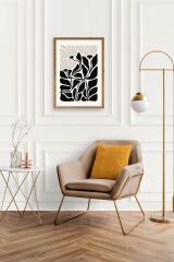 Çiçek Ahşap Çerçeveli Tablo 30 x 42