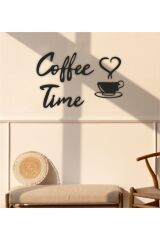 Coffee Time Ahşap Duvar Dekoru 27 x 42