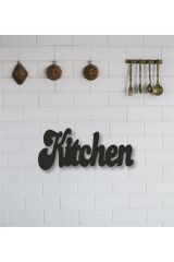 Kitchen Ahşap Tablo Mutfak Dekoru 25 cm