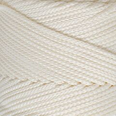 Loren Polyester Soft Macrame Krem El Örgü İpi - LM003 - 34427