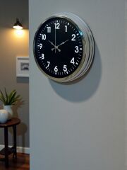 Zentime 40 Cm Krom Şık Duvar Saati