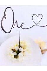 One Pasta Süsü Siyah Ahşap