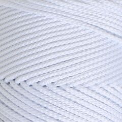 Loren Polyester Soft Macrame Optik Beyaz El Örgü İpi - LM001 - 34426