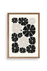 Çiçek Ahşap Çerçeveli Tablo 50 x 70
